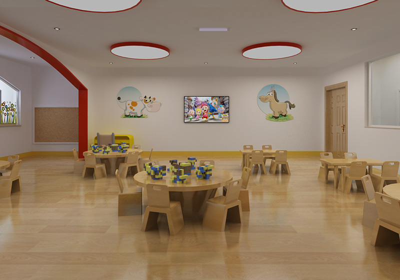 幼兒園學(xué)校裝修設(shè)計效果圖-第5張圖片-上海古都建筑設(shè)計集團