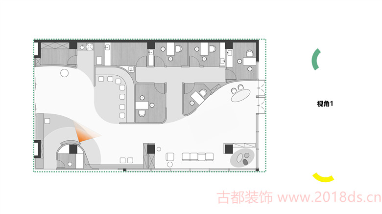 靜安區(qū)眼科醫(yī)院裝修設(shè)計(jì)圖200平-第3張圖片-上海古都建筑設(shè)計(jì)集團(tuán)